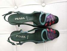 Sling back Prada in pelle