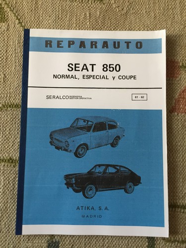 Seat 850 fiat especial manual - 850,