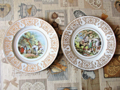 Piatto porcellana vintage - 2,