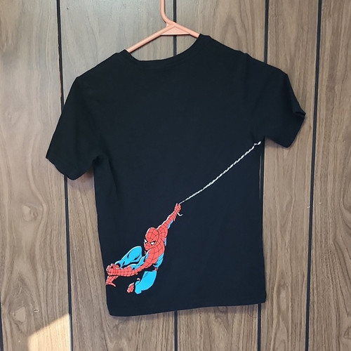 Shirt marvel spider - spider-man, nera