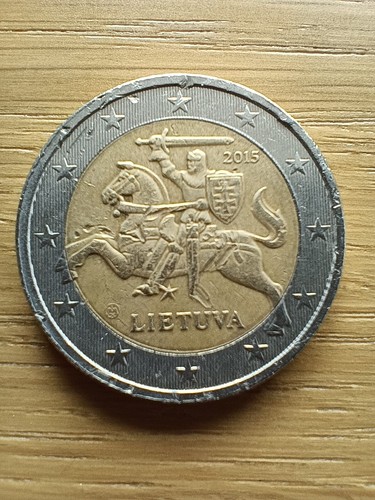 Moneta euro rara - da, lietuva