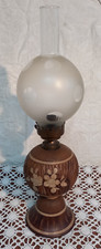 Lampada da tavolo Vintage in ceramica e vetro Abat-Jour aa. 60/70 H 50 Cm Abazur