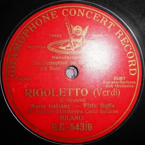 78rpm italian duet titta - italian, duet,