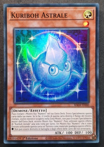 Kuriboh astrale super rara - astrale,