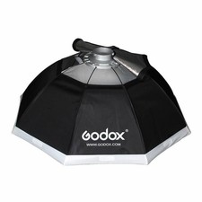 Softbox ottagonale Godox 95 cm + adattatore Bowens + custodia per flash studio