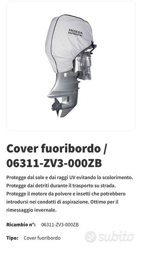 Copri motore fuori bordo - , nuovo