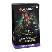 Mazzo Deck Commander Valore e Virtù Virtue and Valor mtg eldraine Italiano 