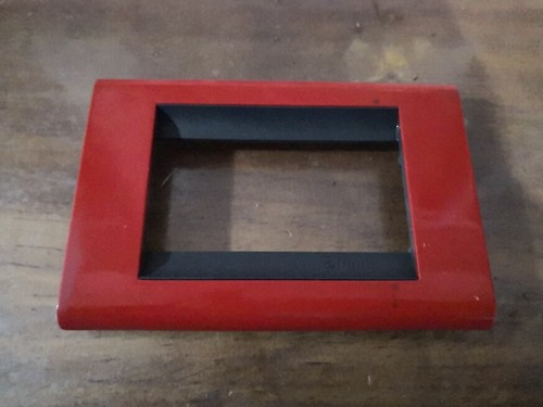 Placca rossa bticino - placca,