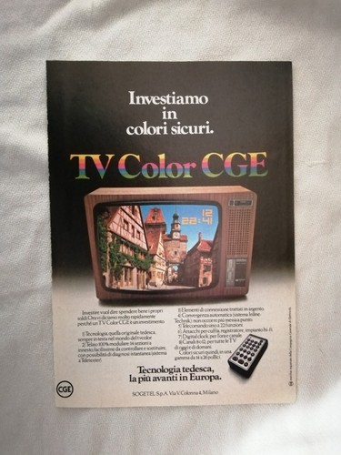 Pubblicita cartacea originale - pubblicita',