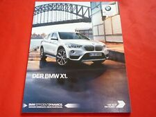 BMW X1 F48 sDrive xDrive 18i 20i 25i 18d 20d 25d depliant brochure depliant 2017