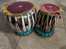 Tabla Drums, Case, Tuner, and