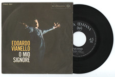 7" EDOARDO VIANELLO con ENNIO MORRICONE 45 giri O MIO SIGNORE Rca ITALY 1963 NM