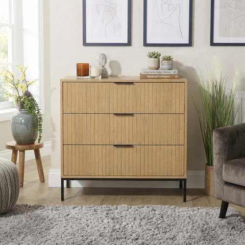 Cassettiera moderna rovere - , e