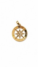 Ciondolo Rosa Dei Venti in ORO