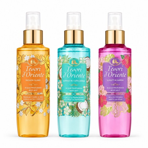 3pz tesori oriente acqua - d'oriente,