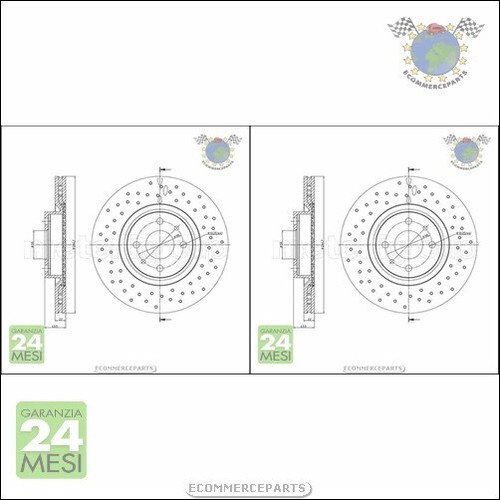 Kit dischi freno metelli - 2x,