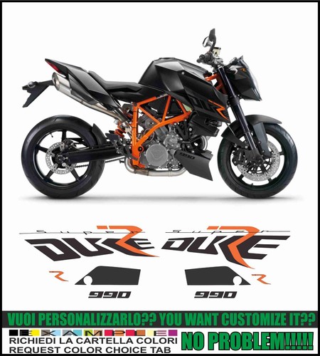Adesivi super duke 990 2007 - adesivi,