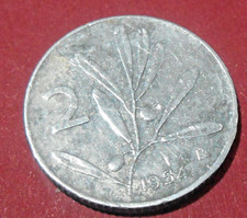 MONETA DA 2 Lire 1954