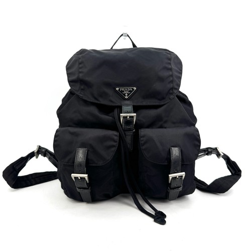 Zaino prada tessuto - prada, nero