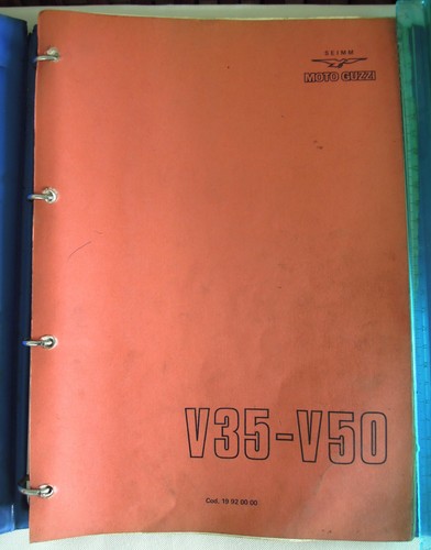 Moto guzzi v35 v50 catalogo - v50,