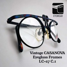 Vintage Casanova Lc-27 C.1 - Nuovo|Vecchio Stock Montatura Occhiali - Made In Italy