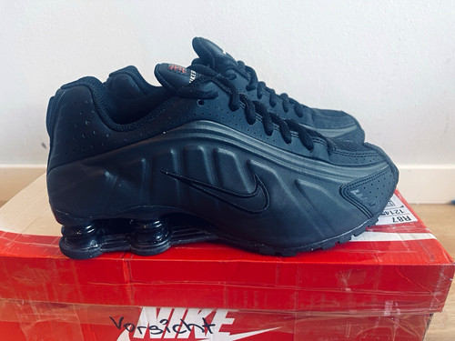 Nike shox sneaker ragazzo nere - nike,