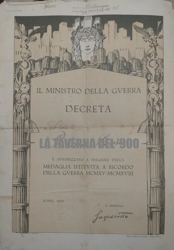 Ministro della guerra - della,