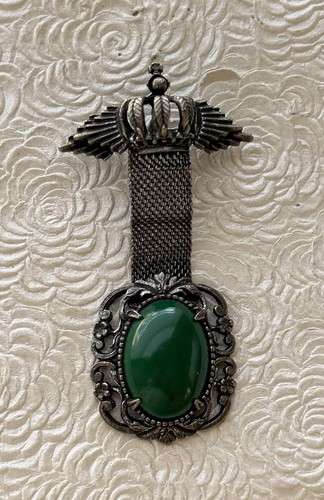 Spilla cabochon ovale - , vetro