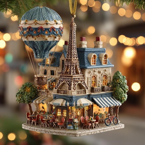 Ornamento valigia parigi - parigi, —
