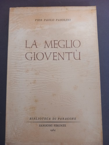 Pasolini meglio gioventù - pasolini, la