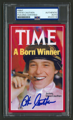 Foto firmata steve cauthen - steve,