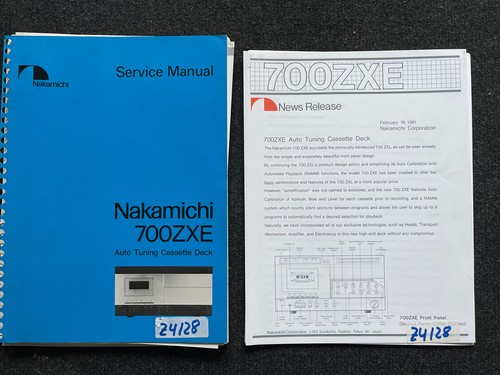 Nakamichi 700zxe cassette deck - 700zxe,