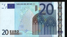 ITALIA BANCONOTA 20 EURO "S"