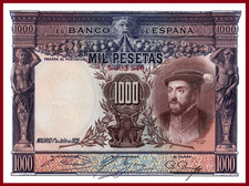 ESPAÑA - 1000 PESETAS 1925 -