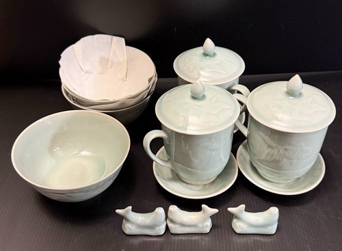 Set per tazze vintage - 3, con