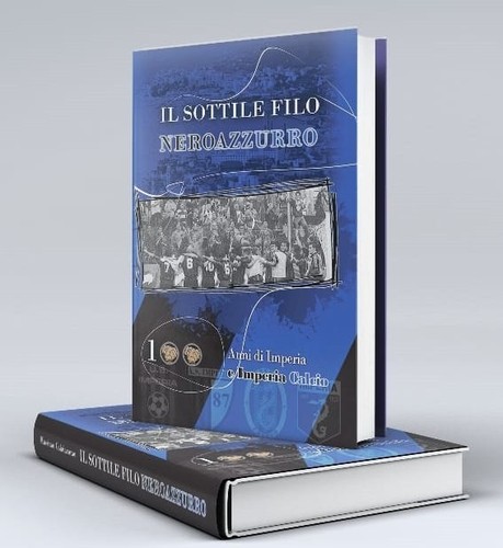 Sottile filo neroazzurro - sottile,