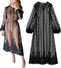 Abito Zara semi trasparente in