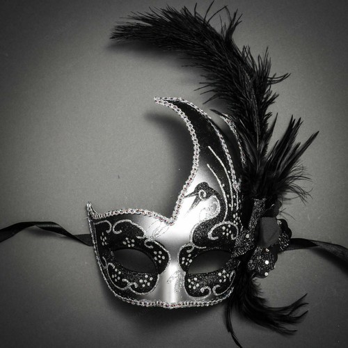 Maschera veneziana mezza - veneziana, luna
