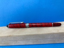 PENNA SFERA MONTBLANC MEISTERSTUCK  PIX  ROSSA-MARMORIZZATA - RARA!!