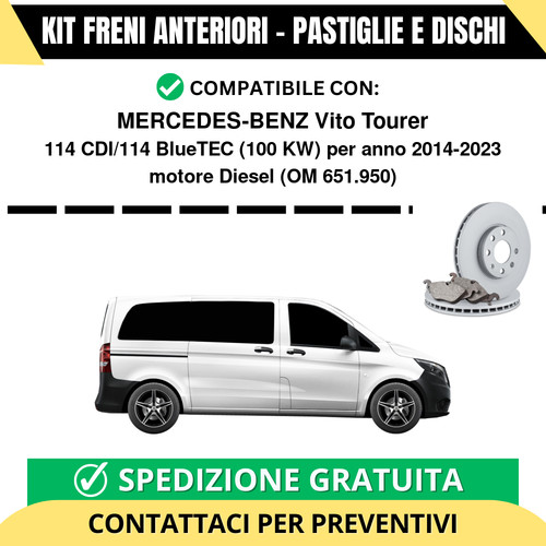Kit freni anteriori - freni,