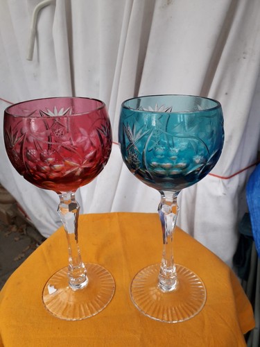 Coppia calici cristallo