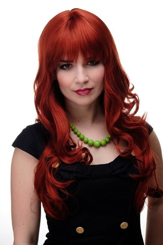 Parrucca donna rosso scuro - donna,