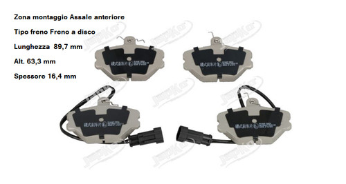 Kit pastiglie freno - yy,
