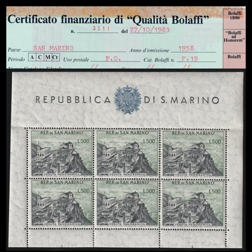 Repubblica san marino 1958 - marino,