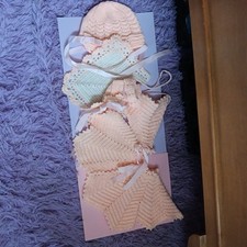 Vintage Crocheted Baby Set