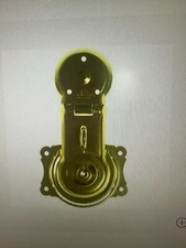 Lucchetto lungo antico per baule in ottone