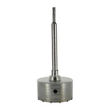FRESA MURO CAROTATRICE TAZZA 130MM ATTACCO SDS PLUS 60CM PROLUNGA PUNTE TRAPANO
