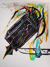 Jacques Poli: Coerenza Nello Spazio - Litografia Originale Firmata