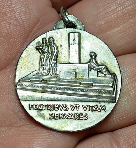 Medaglia argento 800 monumento - argento,