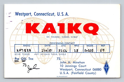 Radioamatore qsl qso ka1kq - radioamatore,